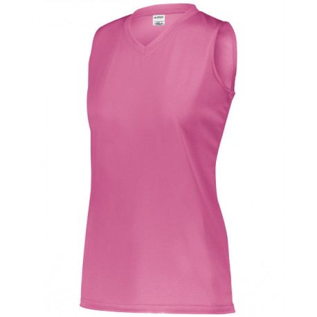 4794 Augusta Sportswear 4794 Ladies' Sleeveless Wicking Attain Jersey Electric Pink