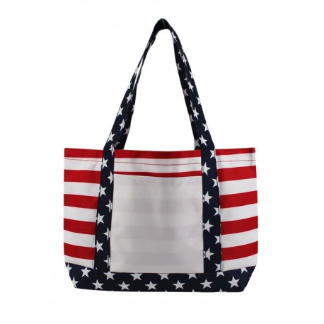 OAD5052 Liberty Bags OAD5052 Oad Americana Boat Tote RED/ WHITE/ BLUE