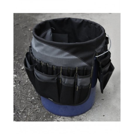 DI1400 Dri Duck DI1400 100% Polyester Bucket Tool Bag BLACK