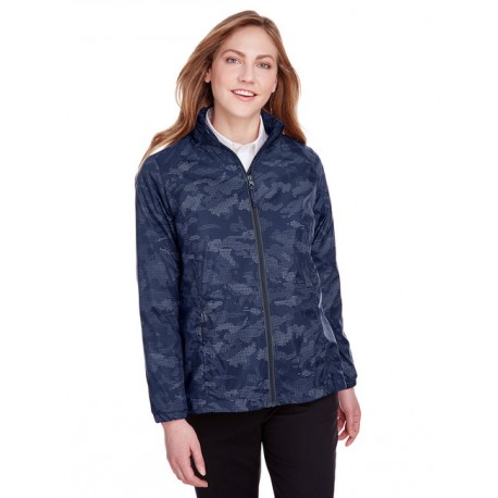 NE711W North End NE711W Ladies' Rotate Reflective Jacket CLASSC NVY/ CRBN