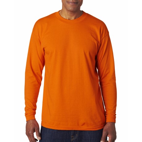 BA1715 Bayside BA1715 Adult Long-Sleeve T-Shirt BRIGHT ORANGE