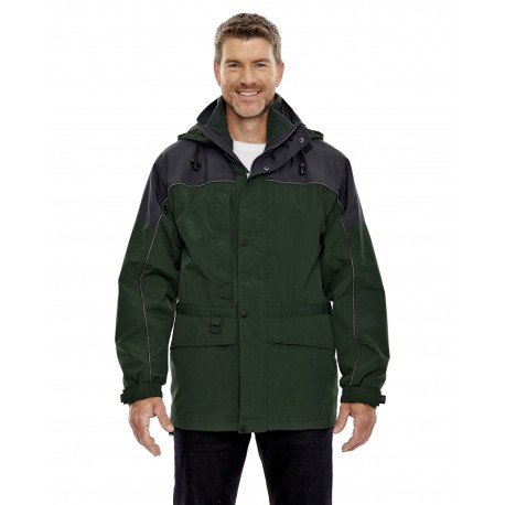 88006 North End 88006 Adult 3-In-1 Two-Tone Parka ALPINE GREN 723