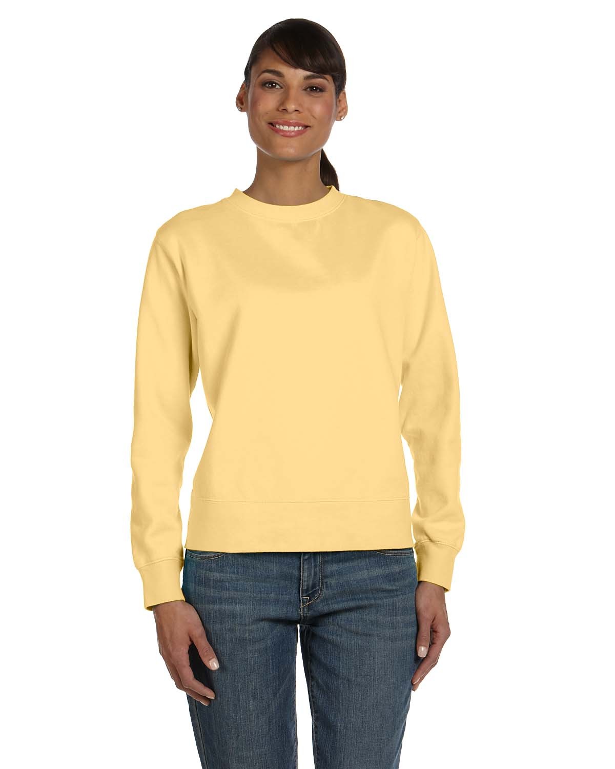 Comfort Colors C1596 Ladies Crewneck Sweatshirt [ 1500 x 1200 Pixel ]