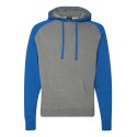 IND40RP Independent Trading Co. Gunmetal Heather/ Royal Heather