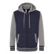 IND45UVZ Independent Trading Co. Classic Navy/ Gunmetal Heather