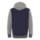 IND45UVZ Independent Trading Co. Classic Navy/ Gunmetal Heather