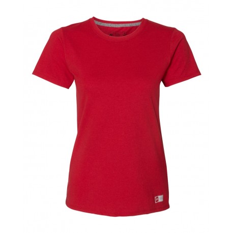 64STTX Russell Athletic 64STTX Women's Essential 60/40 Performance T-Shirt TRUE RED