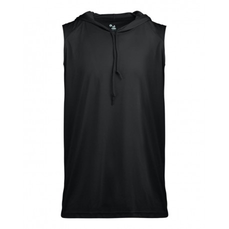 2108 Badger 2108 Youth B-Core Sleeveless Hooded T-Shirt BLACK