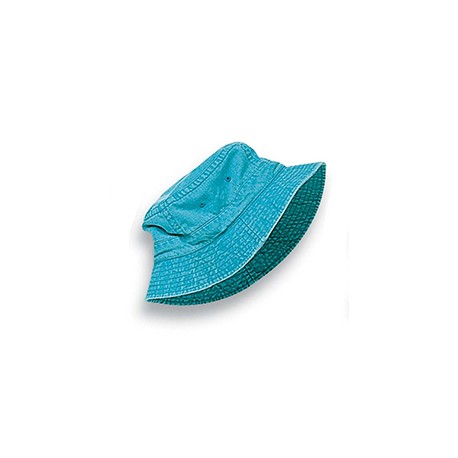 ACVA101 Adams ACVA101 Vacationer Pigment Dyed Bucket Hat CARIBBEAN BLUE