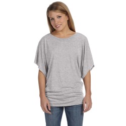 Bella + Canvas 8821 Ladies' Flowy Draped Sleeve Dolman T-Shirt