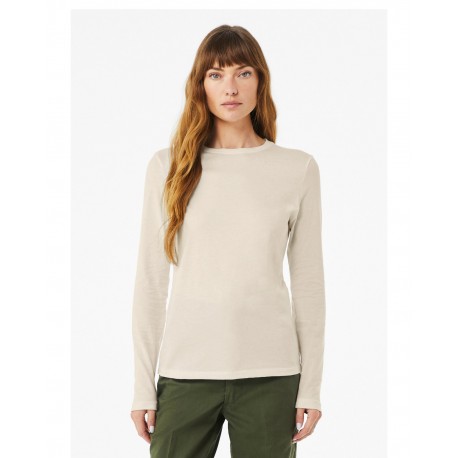 B6500 Bella + Canvas B6500 Ladies' Jersey Long-Sleeve T-Shirt HEATHER DUST