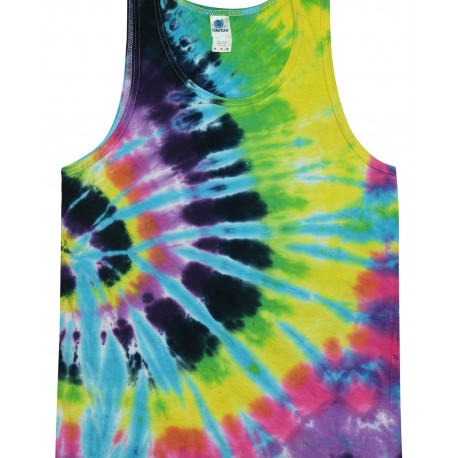 CD3500 Tie-Dye CD3500 Adult 5.4 Oz. 100% Cotton Tank Top FLASHBACK