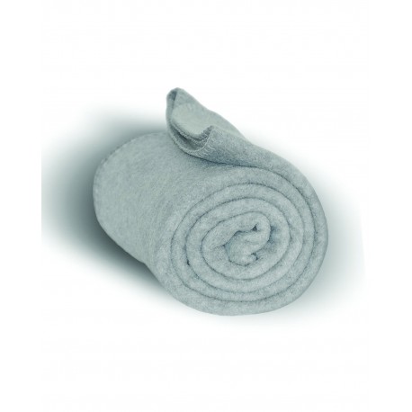 8700 Liberty Bags 8700 Fleece Blanket HEATHER GREY