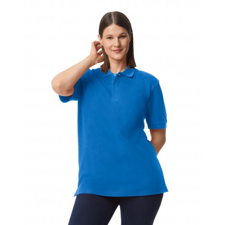 G858 Gildan G858 Unisex Midweight Double Pique Polo ROYAL