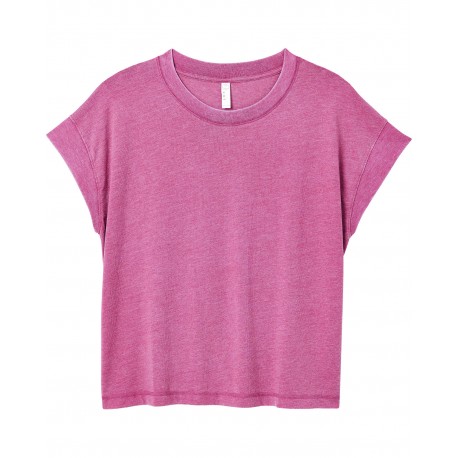 3502LA LAT 3502LA Ladies' Relaxed Vintage Wash T-Shirt WASHED ROUGE
