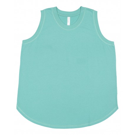 3892LA LAT 3892LA Ladies' Curvy Relaxed Tank SALTWATER