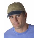 AD969 Adams Headwear KHAKI/ MDNT BLUE