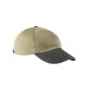 AD969 Adams Headwear Khaki/ Black