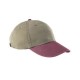 AD969 Adams Headwear Khaki/ Burgundy