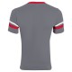 360 Augusta Sportswear GRPHITE/ RED/ WH