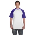 423 Augusta Sportswear White/ Purple