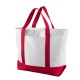 7006 Liberty Bags WHITE/ RED