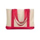8869 Liberty Bags NATURAL/ RED