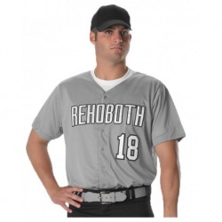 Alleson Athletic 52MBFJ Full Button Lightweight Baseball Jersey