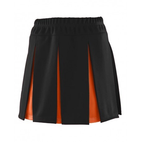 9116 Augusta Sportswear 9116 Girls' Liberty Skirt ORANGE/ WHITE