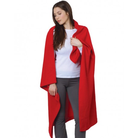 9000 Bayside 9000 USA-Made Stadium Blanket Fleece CARDINAL