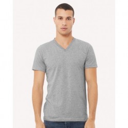 BELLA + CANVAS 3005CVC Heather CVC V-Neck Tee