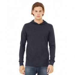 BELLA + CANVAS 3512 Jersey Hooded Long Sleeve Tee