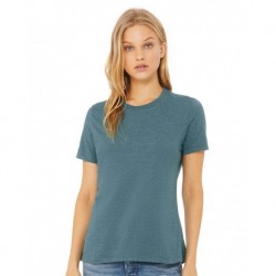 BELLA + CANVAS 6400CVC Women's Relaxed Fit Heather CVC Tee