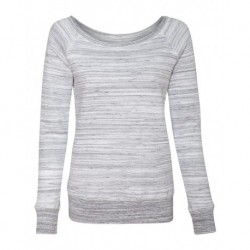 BELLA + CANVAS 7501 Women's Sponge Fleece Wide Neck Sweatshirt