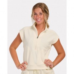 Boxercraft BW2407 Women's French Terry Half Zip