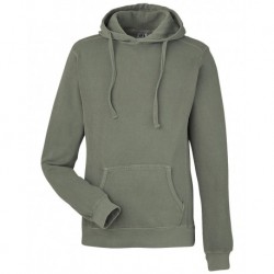 J. America 8730 Pigment-Dyed Fleece Hooded Sweatshirt