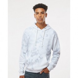 J. America 8861 Tie-Dyed Fleece Hooded Sweatshirt