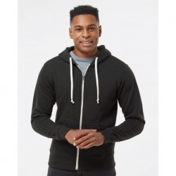 J. America 8872 Triblend Full-Zip Hooded Sweatshirt