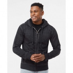 J. America 8916 Vintage Zen Fleece Full-Zip Hooded Sweatshirt