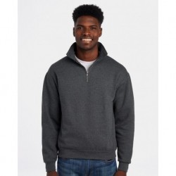 JERZEES 4528MR Super Sweats NuBlend Quarter-Zip Cadet Collar Sweatshirt