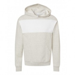 JERZEES 90MR Snow Heather French Terry Raglan Hooded Sweatshirt