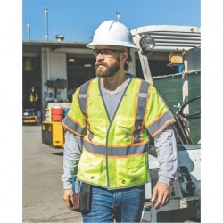 Kishigo 1552B Premium Brilliant Series Breakaway Class 3 Vest