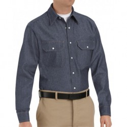Red Kap SD78 Deluxe Denim Long Sleeve Shirt