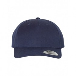 YP Classics 5789M Premium Five-Panel Curved Visor Snapback Cap