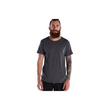 US2488 US Blanks US2488 Men's Short-Sleeve Recycled Crew ANTHRACITE