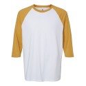 2003CVC American Apparel White/ Heather Mustard