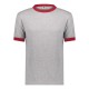 710 Augusta Sportswear Athletic Heather/ Red