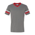 360 Augusta Sportswear Graphite/ Red/ White