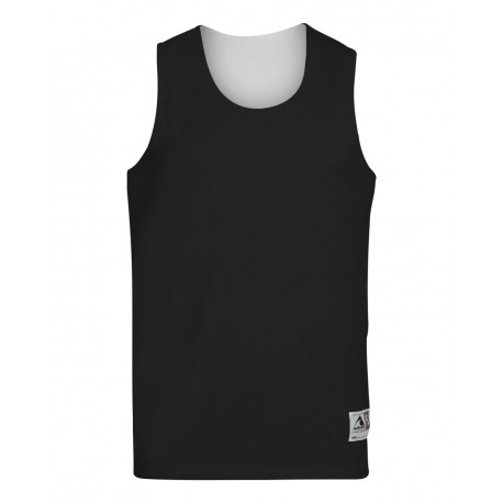148 Augusta Sportswear 148 Reversible Wicking Tank Top BLACK/ WHITE
