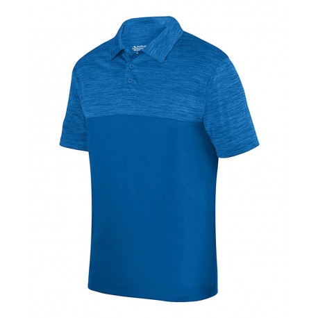 5412 Augusta Sportswear 5412 Shadow Tonal Heather Polo ROYAL